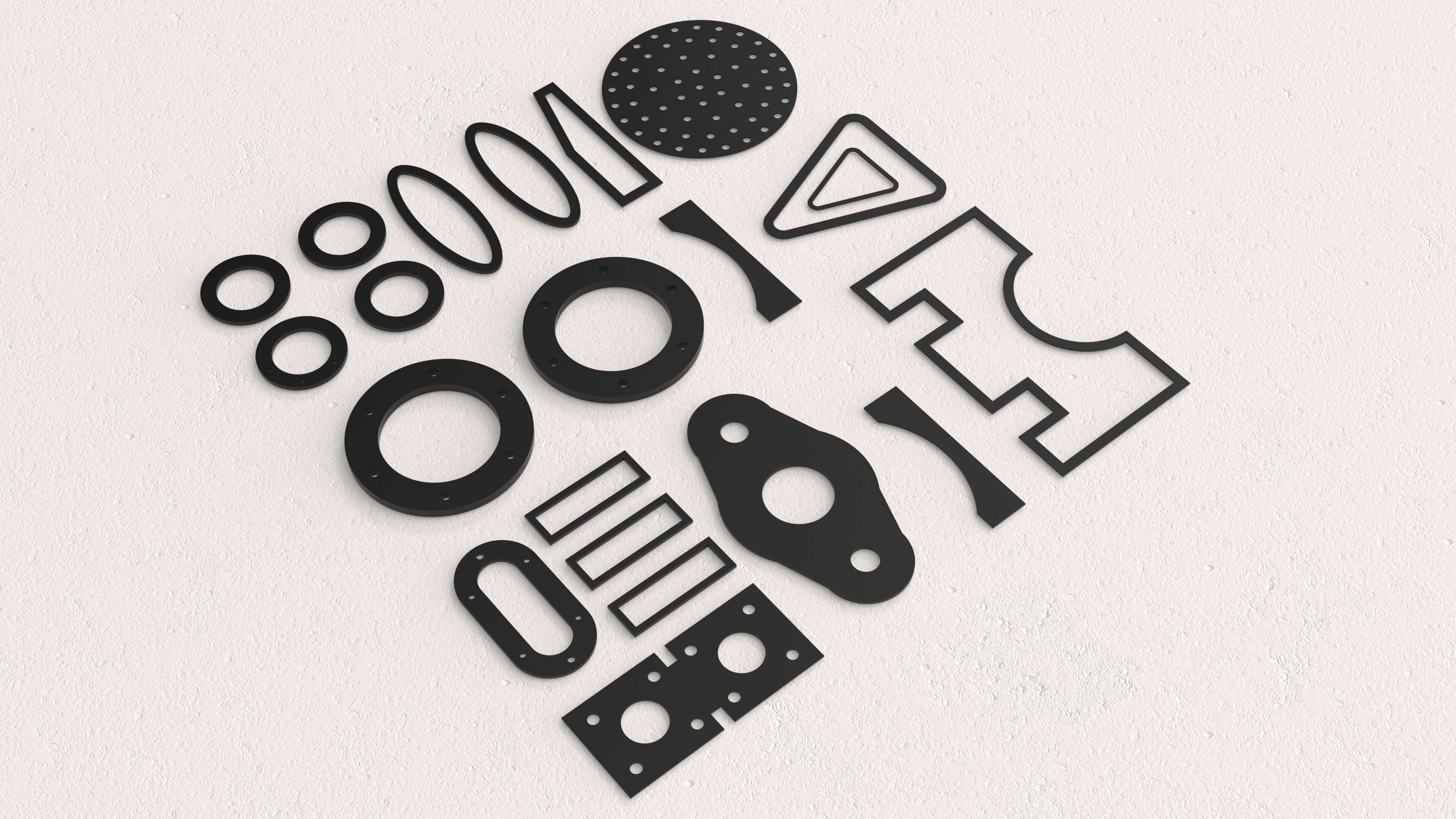 SBR (Styrol-Butadien-Kautschuk) schneiden